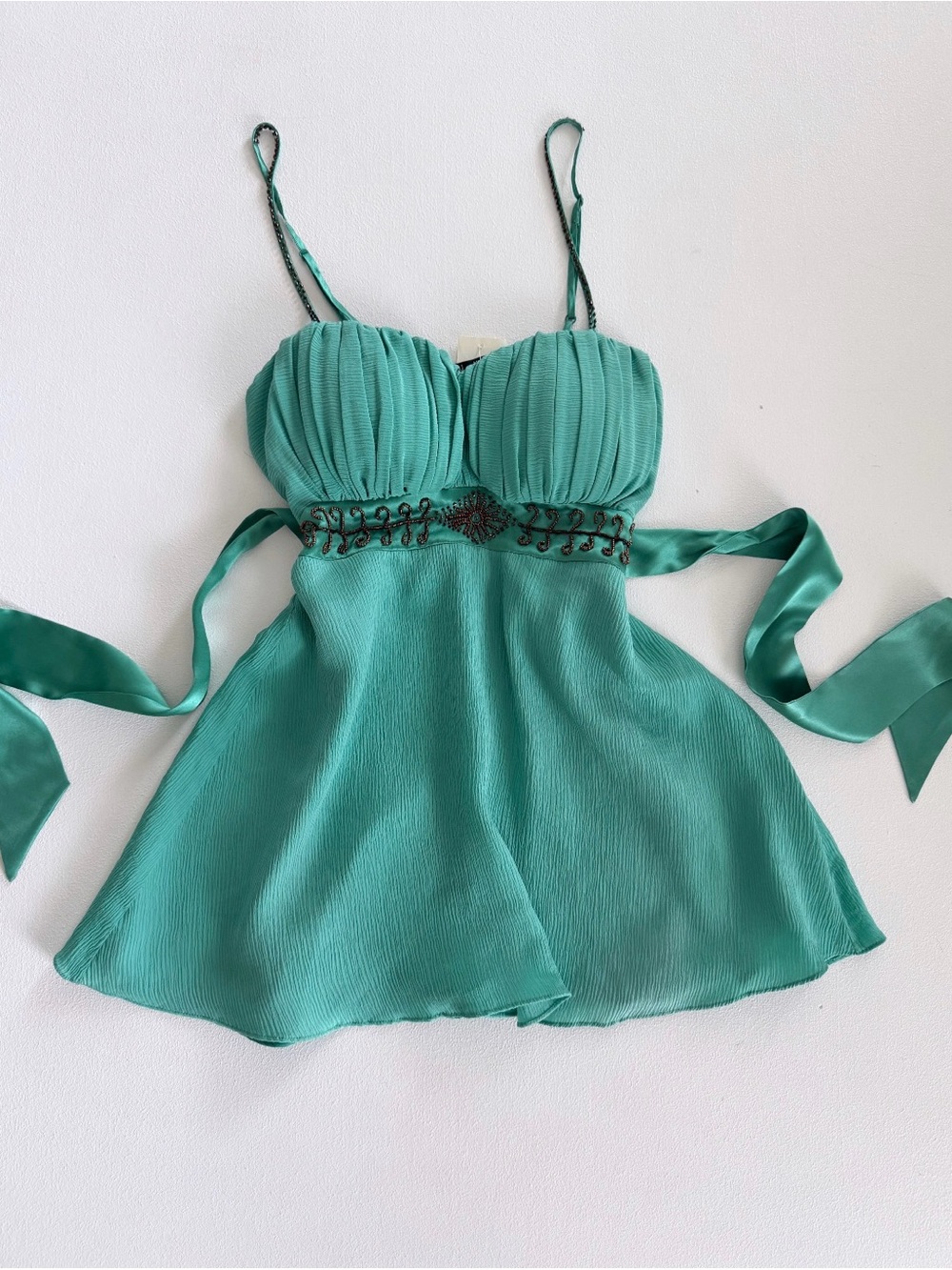 Vintage Arden B Babydoll Top 100% Silk